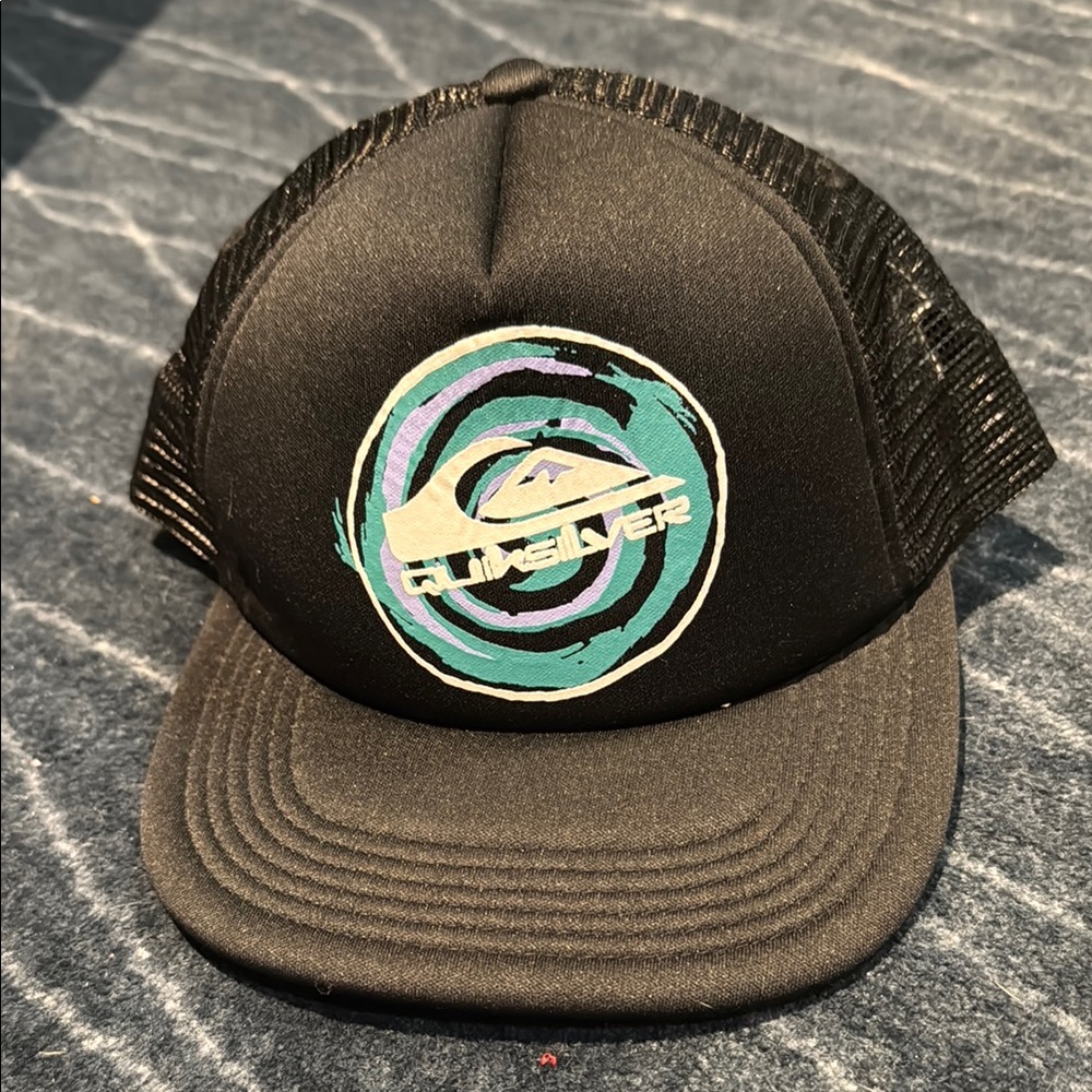 Quiksilver Black Trucker Hat boys